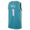 Dres Charlotte Hornets LaMelo Ball Jordan 2023-24 City Edition Teal Swingman
